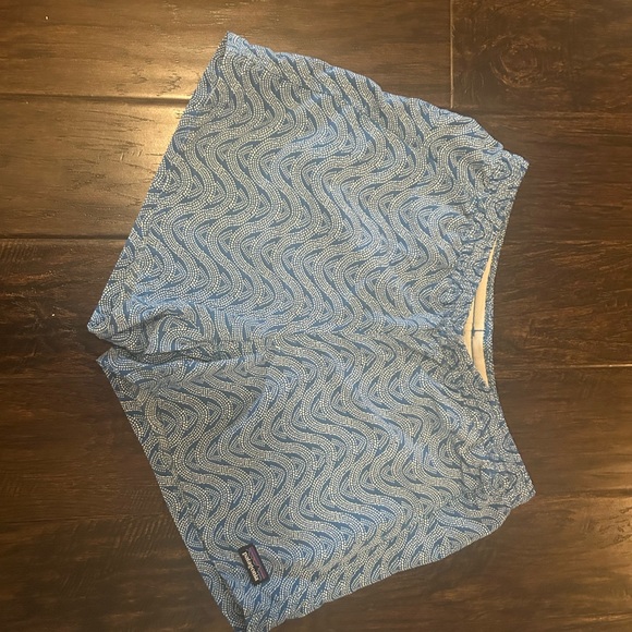 Patagonia bluff river port blue women’s baggies athletic shorts - Picture 4 of 6